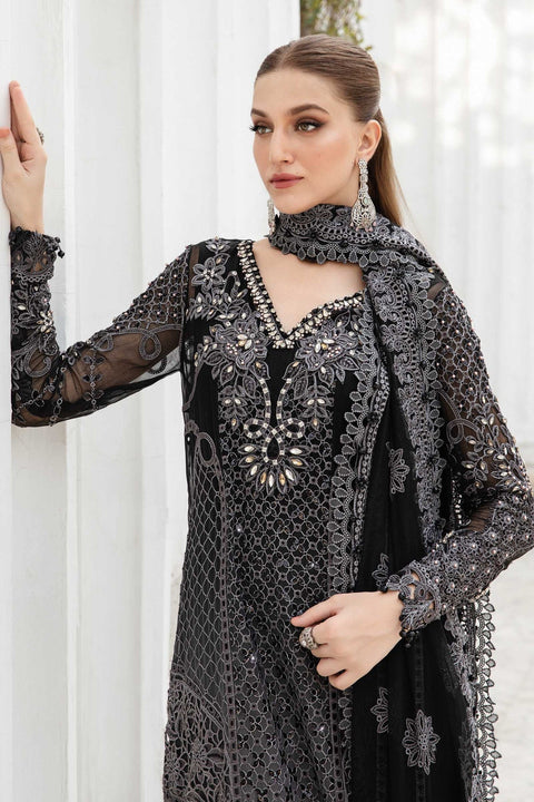 Embroidered Chiffon Suit | MPC-24-101