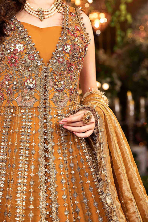 Embroidered Organza Suit | BD-2907