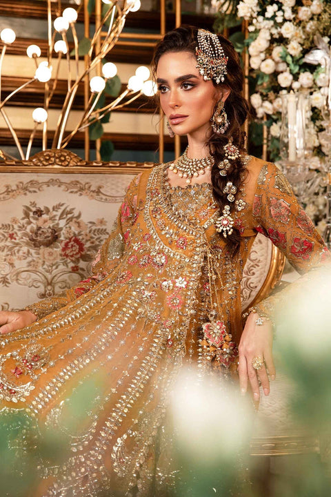 Embroidered Organza Suit | BD-2907