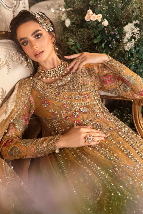 Embroidered Organza Suit | BD-2907