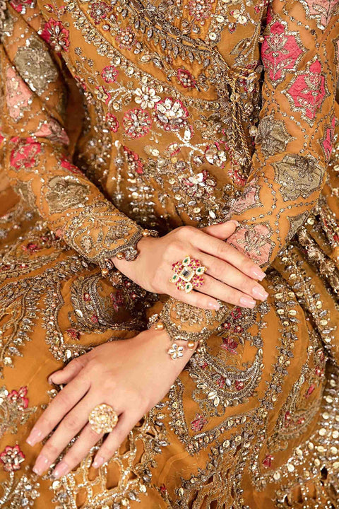 Embroidered Organza Suit | BD-2907
