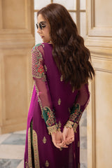 3-Pc Unstitched Premium Luxury Handwork Chiffon with Premium Embroidered Dupatta