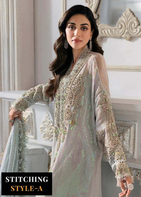 Formals – Embroidered Chiffon 3-Piece Suit