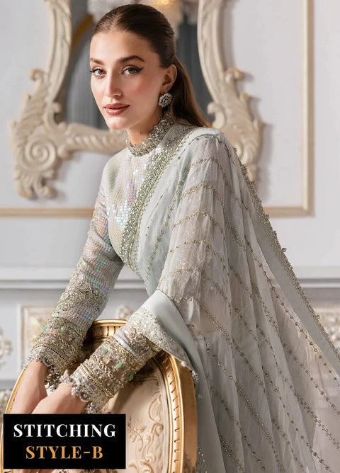 Formals – Embroidered Chiffon 3-Piece Suit