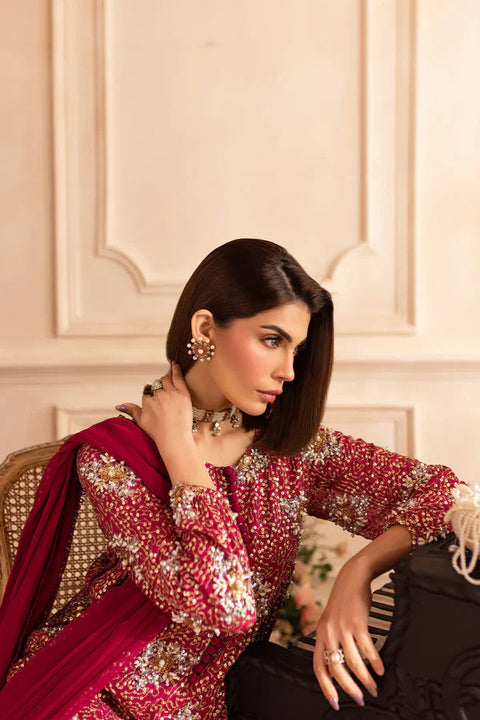 Majestic Ruby – Embellished Gown